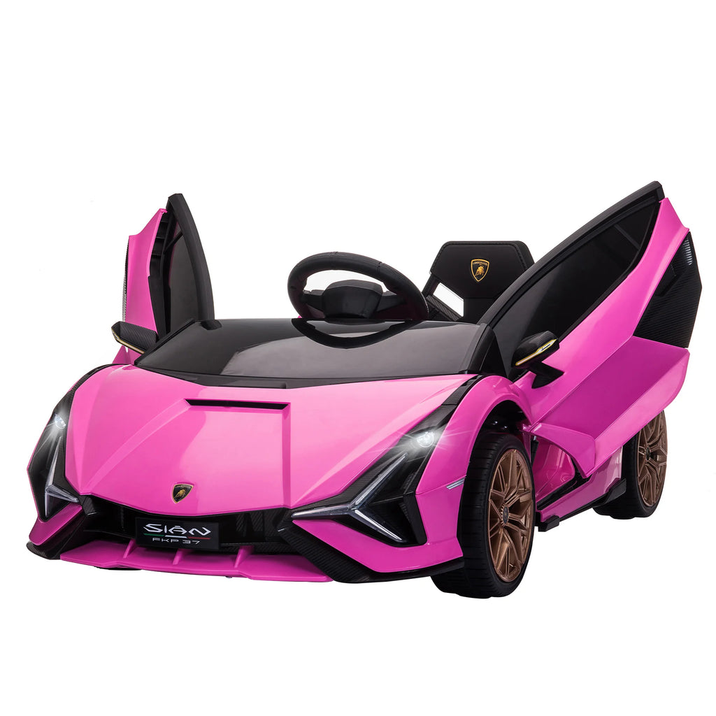 Homcom 12V Electric Car for Children +3 Years Lamborghini Sian Remote Control