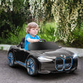 Homcom Electric Car for Children 37-72 Months with Mp3 Music 115X67X45 cm Black
