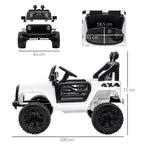 Homcom Licensed Electric Car for Children +3 Years 2 Motors Remote Control 100X65X72 cm