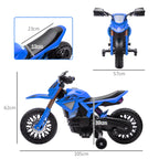 Aiyaplay Electric Motorcycle for Children +3 Years Old 12V Battery Motorcycle for Children with Training Wheels Grip Accelerator and Bo
