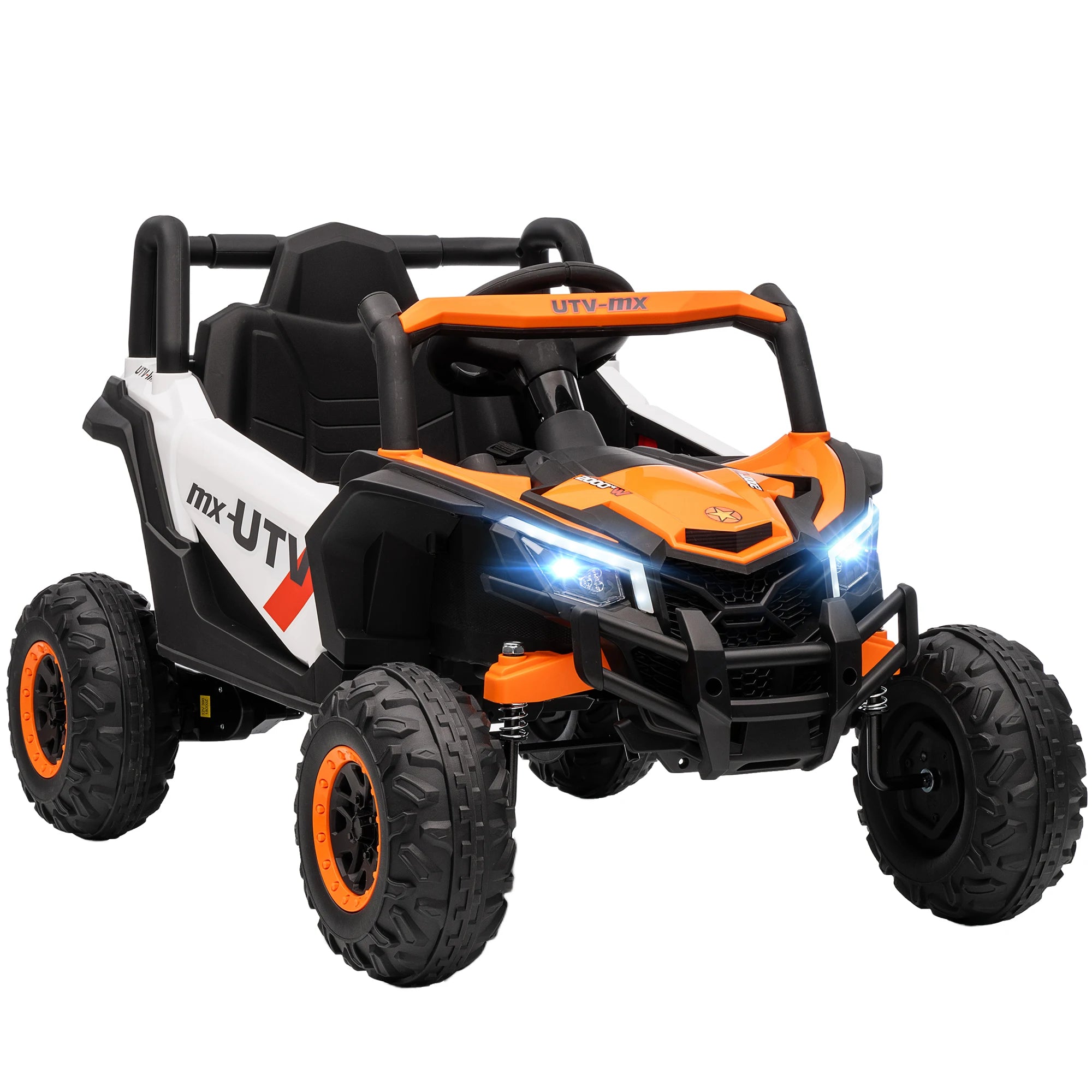 Aiyaplay Electric Car for Children Utv 12V with 2 Motors 2.4g Remote Control Speed up to 7 Km/H Suspension System