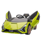 HOMCOM Electric Car for Children Sports Electric Vehicle Lamborghini Sian 12 V - V. Max. 5 km/h with 2.4G Remote Control Eff