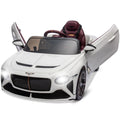 12V Ride-On Car for Kids Electric Car Children 3-8 Years with Child Safety, Scissor Door, Suspension, 3 Speed, LED Lights, Horn