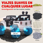 Homcom Licensed Electric Car for Children +3 Years 2 Motors Remote Control 100X65X72 cm