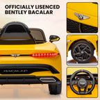 12V Ride-On Car for Kids Electric Car Children 3-8 Years with Child Safety, Scissor Door, Suspension, 3 Speed, LED Lights, Horn