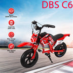Children's Electric Motorcycle, 200W Electric Cross Bike for Children 12" Tires 16km/h Max Speed 12km Range LED Headlight LCD Display Double Disc Brake for Age 3-8 Years