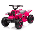 6V Kids Ride on Car Electric Quad ATV with Forward/Reverse Gear, Music and Horn Battery Powered Electric Vehicle for 3+ years