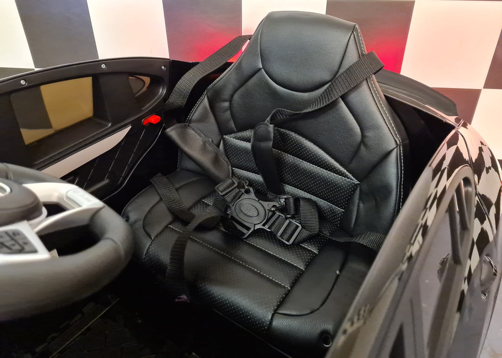 Voiture électrique enfant Mercedes GLC 63 AMG 1 place noir métallisé – Adventure Rider – vue 9