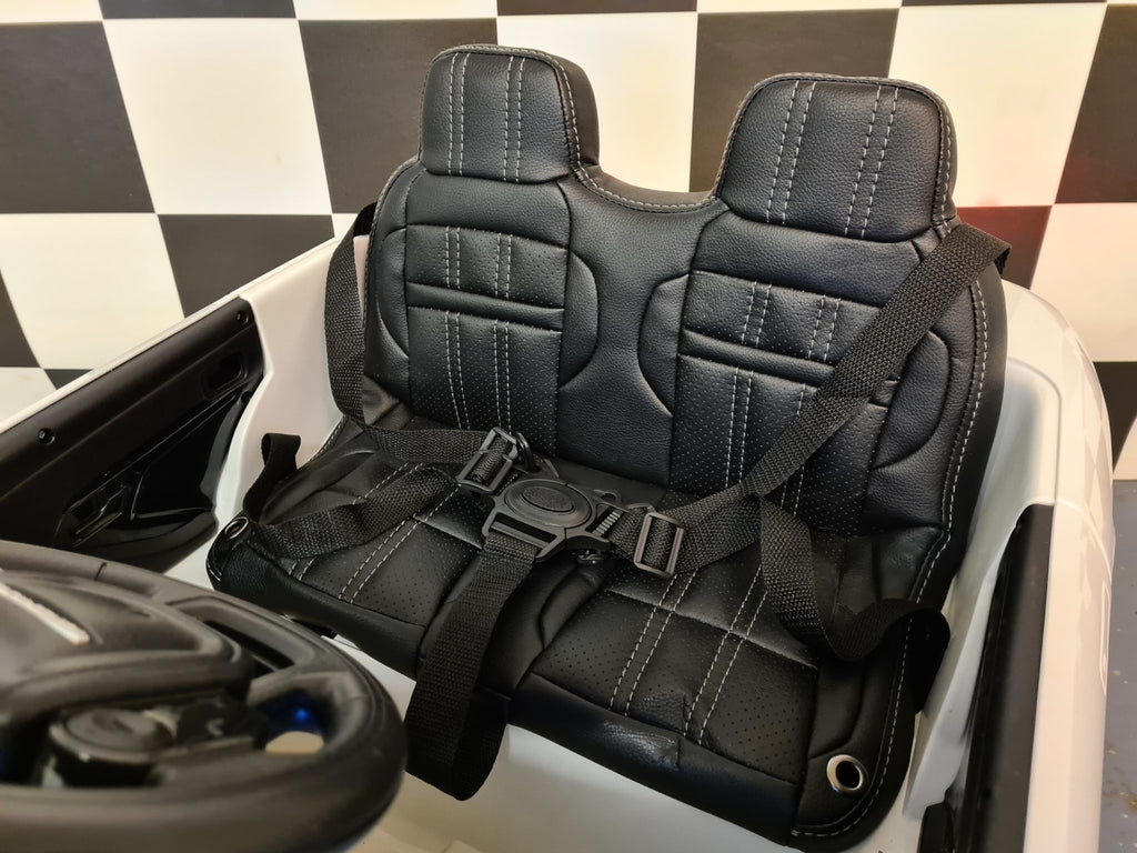 Voiture électrique enfant Range Rover Evoque avec 4 moteurs blanc – Adventure Rider Pro – vue 7