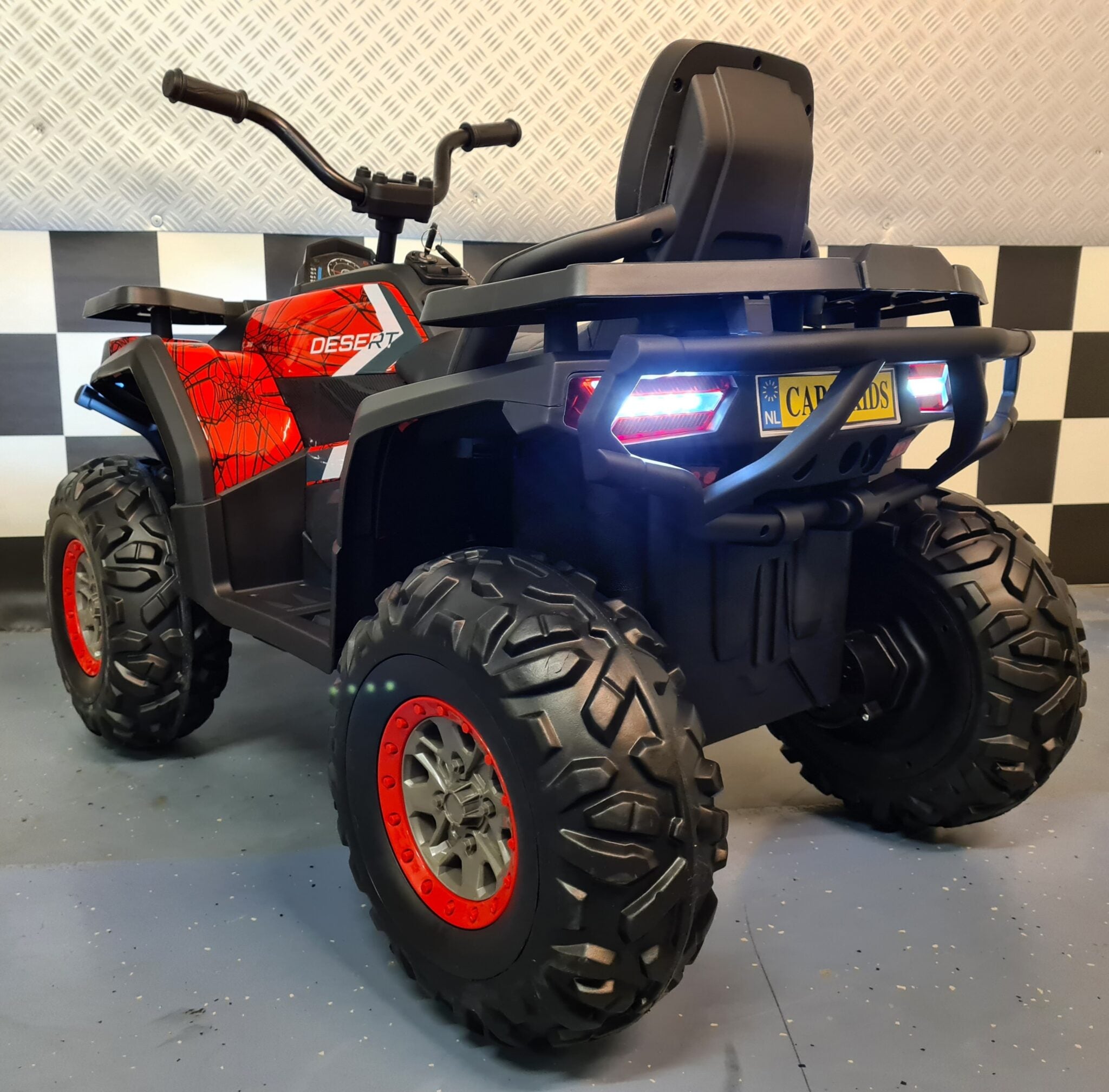 Quad électrique enfant Spider 12 V rouge – Mini Raptor – vue 4