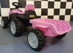 Tracteur électrique enfant rose 6 V – Mini Farmer – vue 4