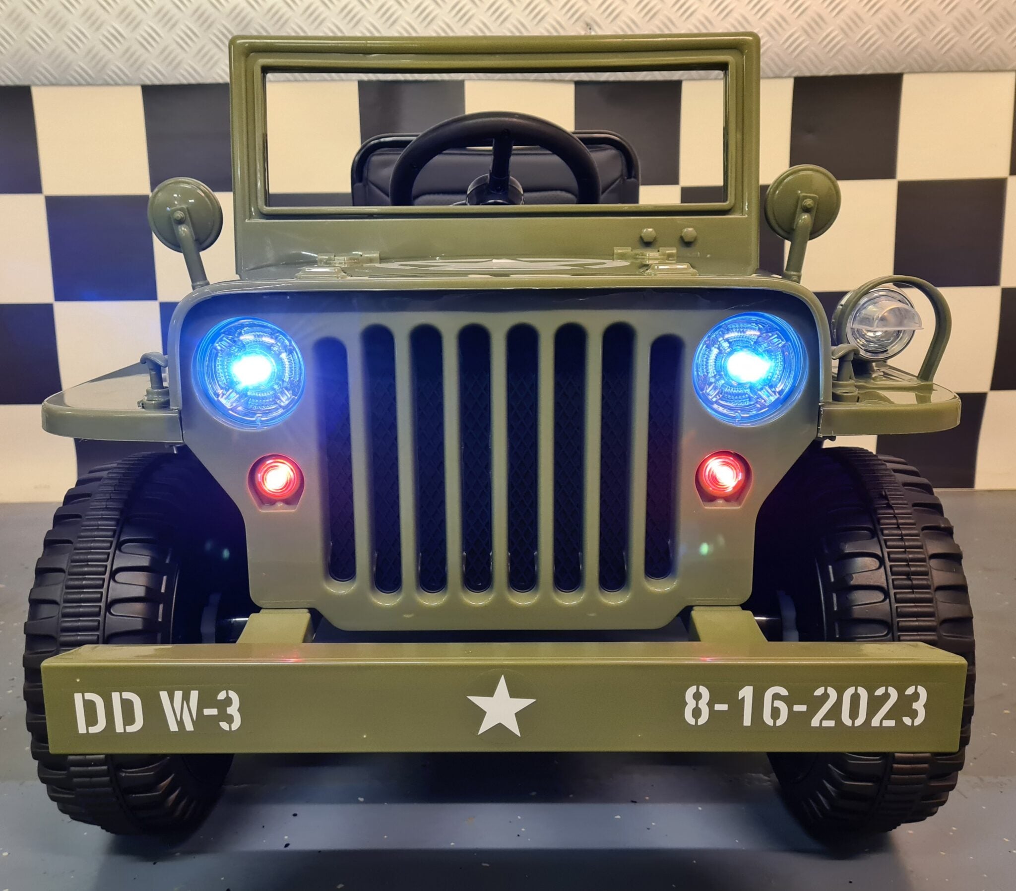 Voiture électrique enfant jeep Willy 12 V avec télécommande 1 place – Adventure Rider – vue 3