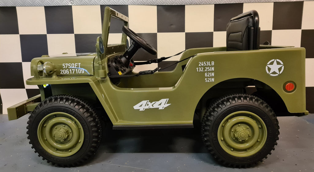 Voiture électrique enfant jeep Willy 12 V avec télécommande 1 place – Adventure Rider – vue 4