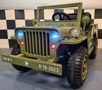 Voiture électrique enfant jeep Willy 12 V avec télécommande 1 place – Adventure Rider