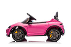 Voiture électrique enfant Porsche Taycan 1 place 12 V rose – Racing Star – vue 3