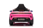 Voiture électrique enfant Porsche Taycan 1 place 12 V rose – Racing Star – vue 5