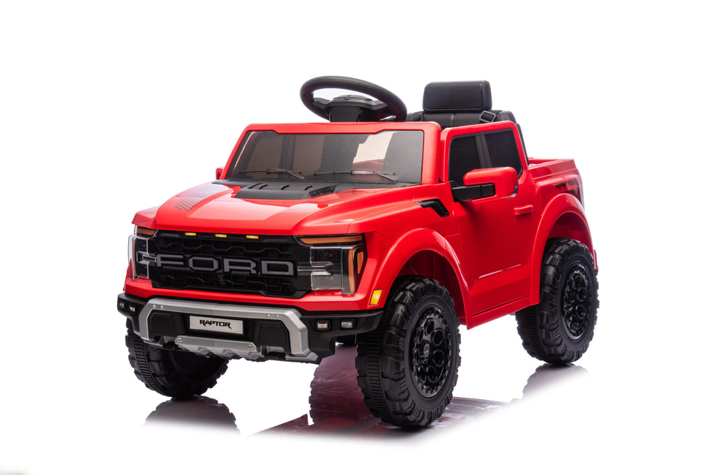 Voiture électrique enfant Ford Raptor 1 place 12 V rouge – Adventure Rider