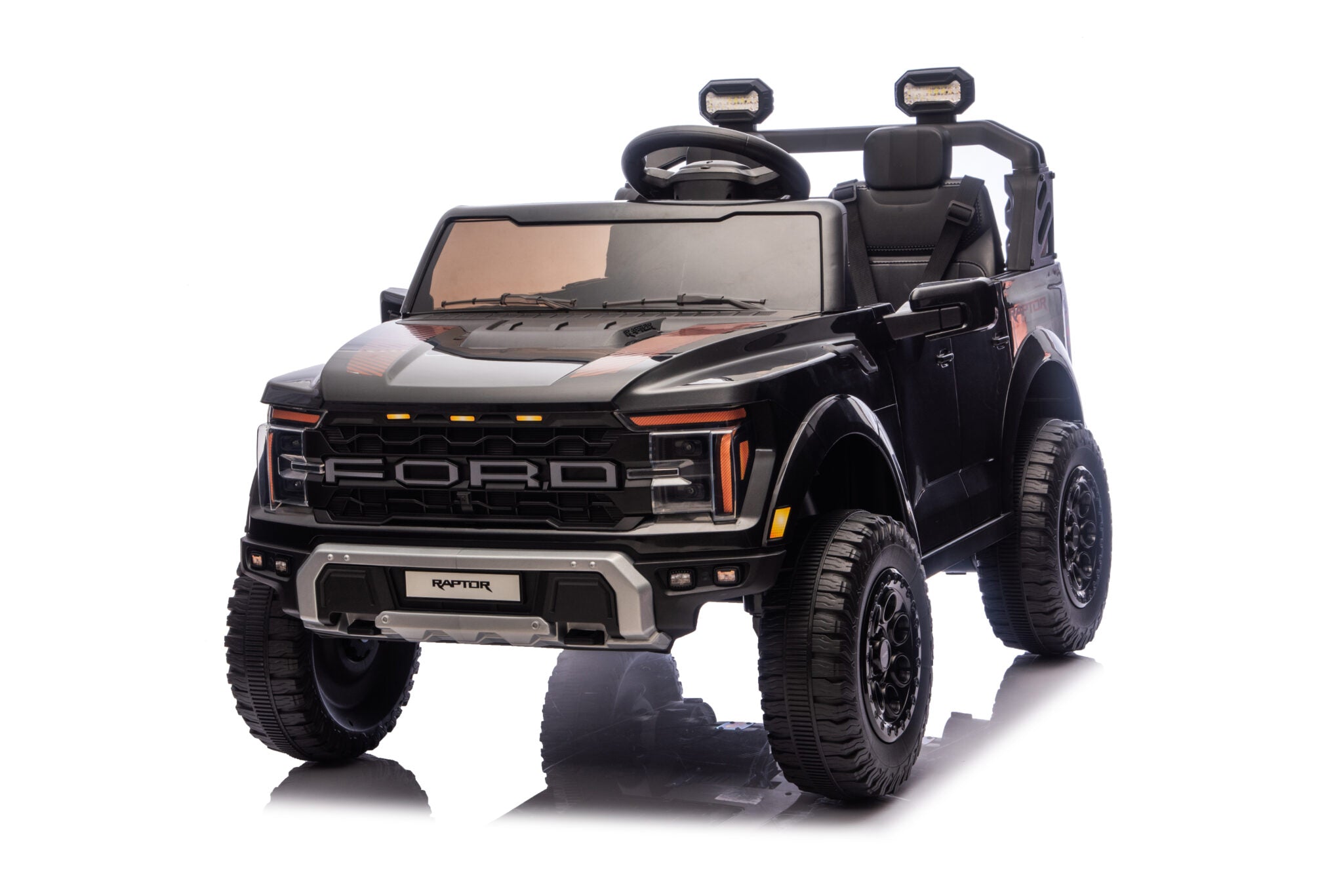 Voiture électrique enfant Ford Raptor 2 places 24-V noir – Adventure Rider Pro
