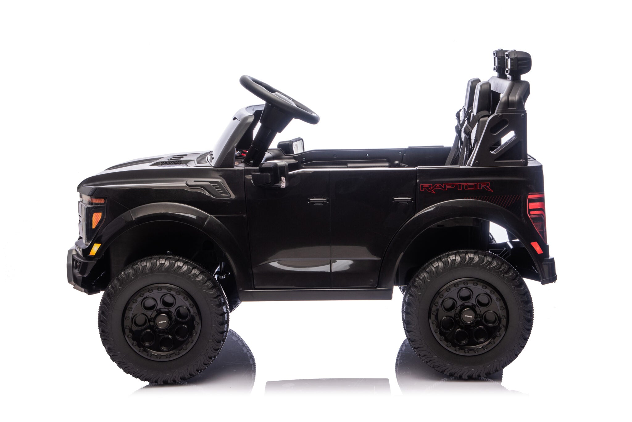 Voiture électrique enfant Ford Raptor 2 places 24-V noir – Adventure Rider Pro – vue 3