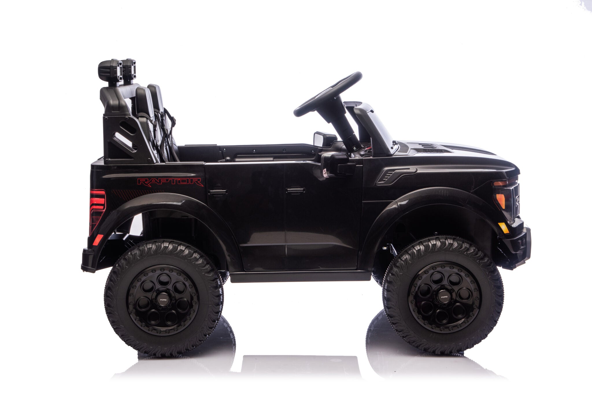 Voiture électrique enfant Ford Raptor 2 places 24-V noir – Adventure Rider Pro – vue 4