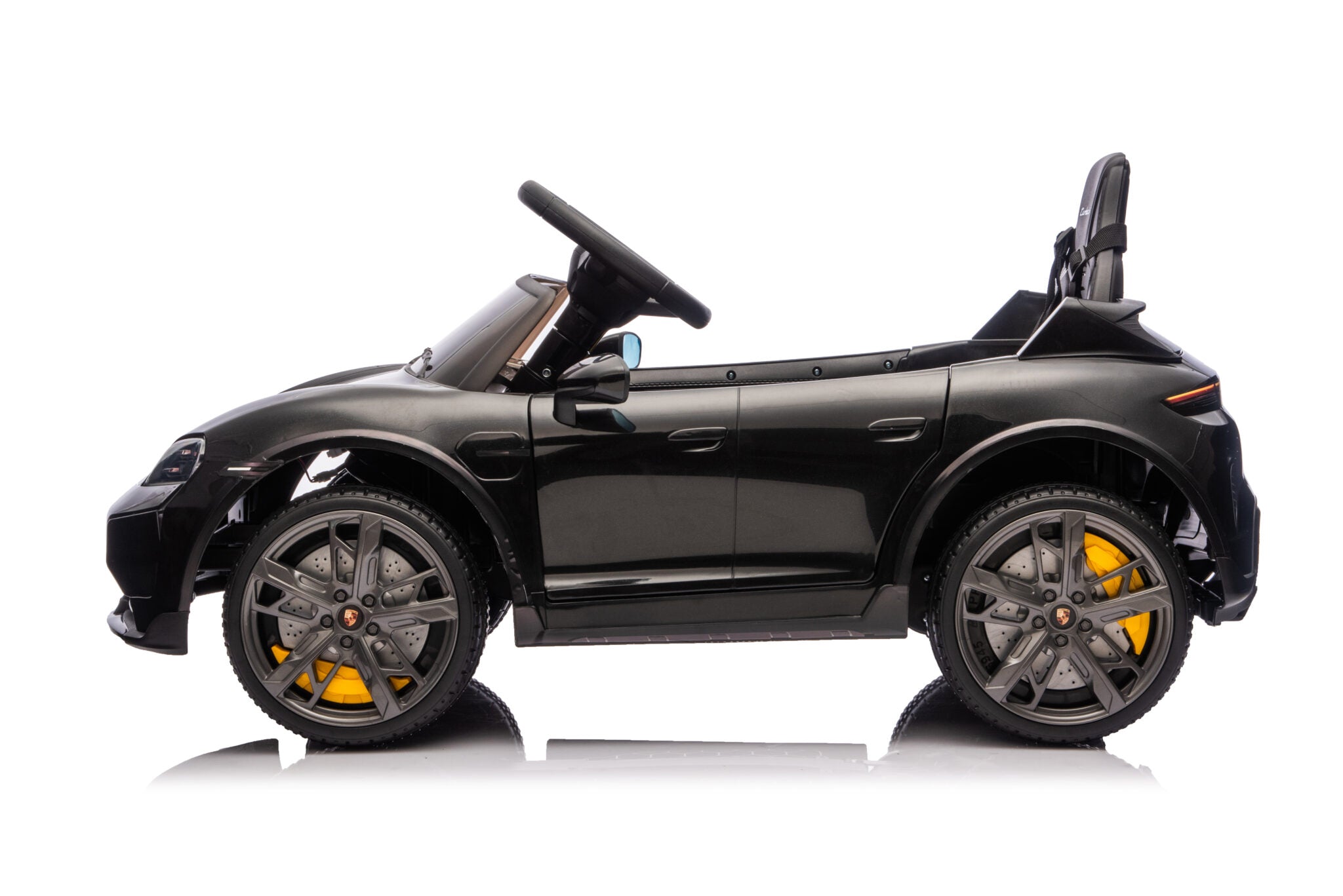Voiture électrique enfant Porsche Taycan 1 place 12 V noir – Racing Star – vue 3