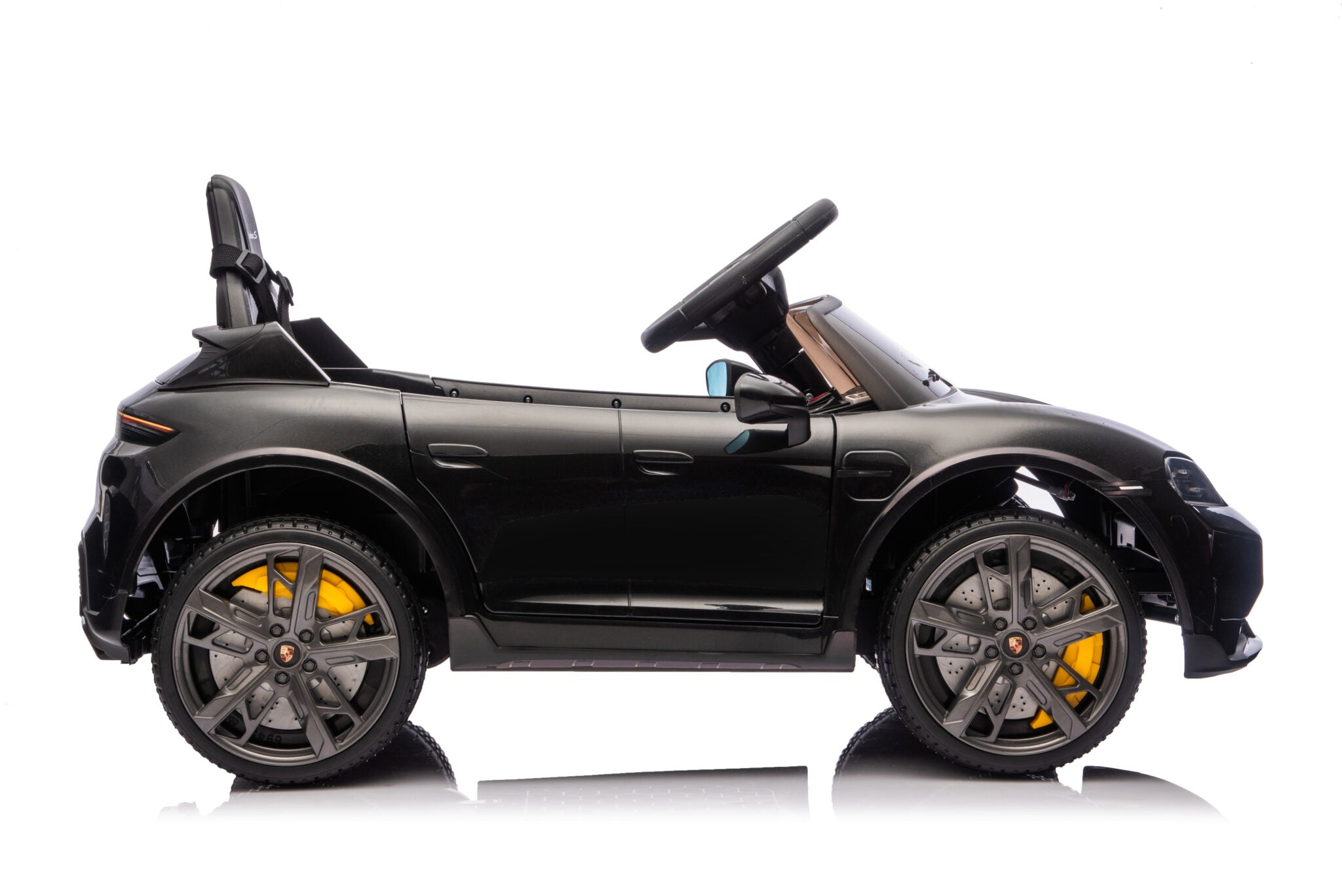 Voiture électrique enfant Porsche Taycan 1 place 12 V noir – Racing Star – vue 4