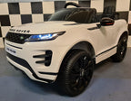 Voiture électrique enfant Range Rover Evoque avec 4 moteurs blanc – Adventure Rider Pro – vue 3