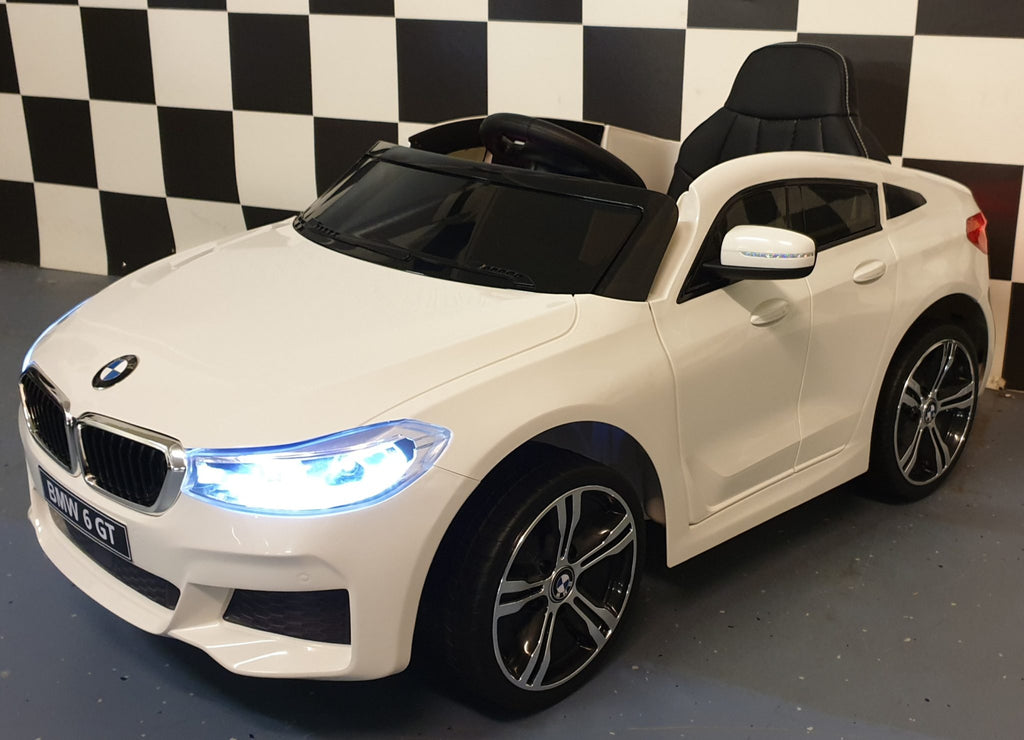 Voiture électrique enfant BMW GT 12 V 2.4G télécommande blanc – Urban Rider – vue 2
