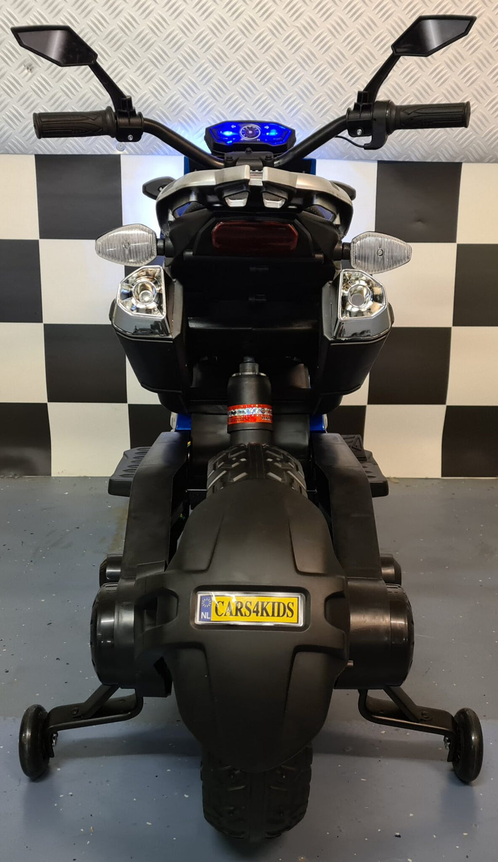 Moto électrique enfant Grom Superbike 12 V bleu métallisé – Street Rider – vue 7