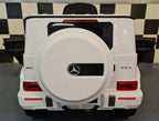 Voiture électrique enfant Mercedes G63 12V blanc avec démarrage progressif 1 place – Adventure Rider – vue 6