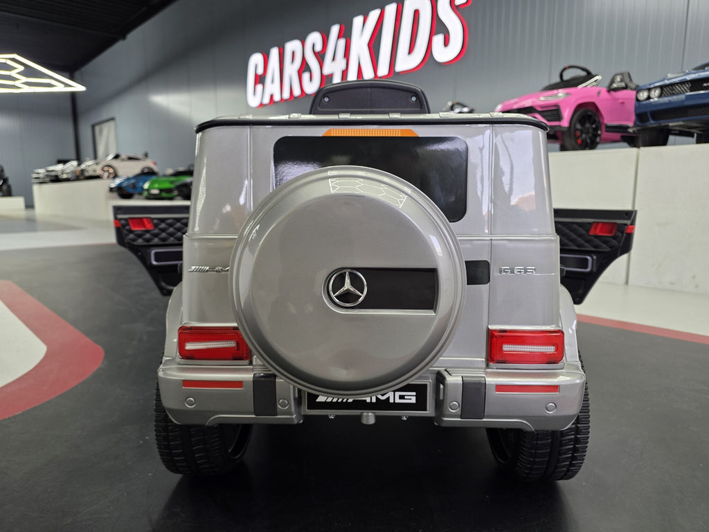 Voiture électrique enfant Mercedes G63 12 V gris métallisé 1 place – Adventure Rider – vue 5