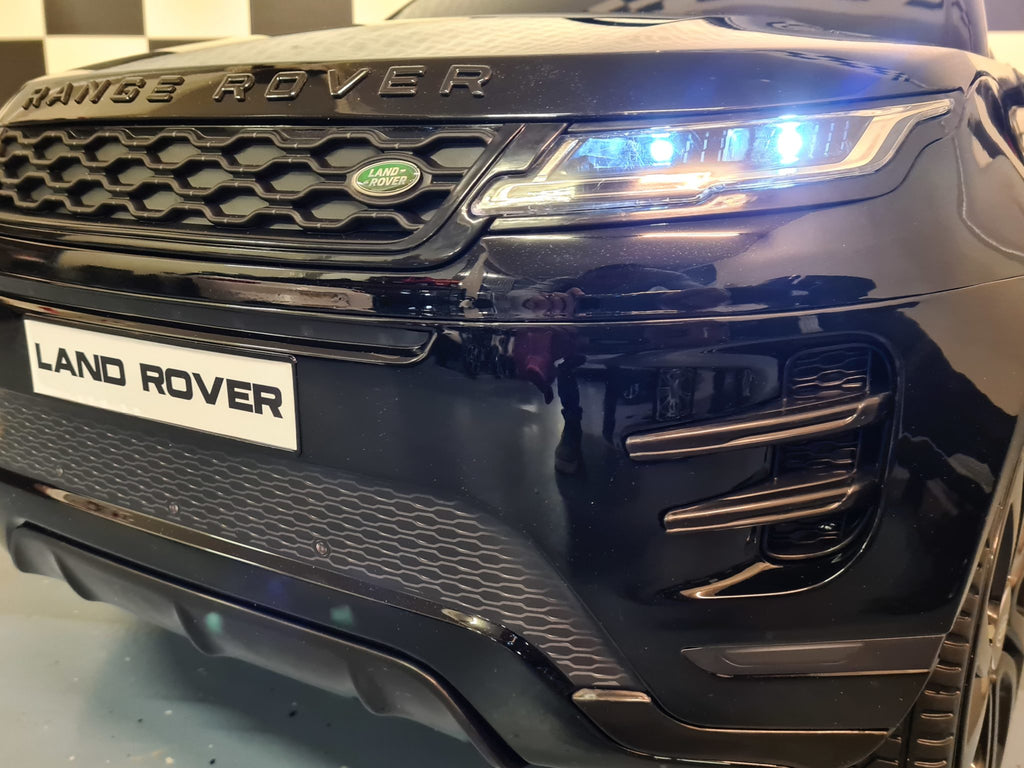 Voiture électrique enfant Range Rover Evoque 4x4 métallisé noir – Adventure Rider – vue 6