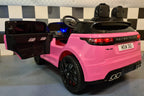Voiture électrique enfant Range Rover Velar 12 V avec télécommande rose – Adventure Rider – vue 5
