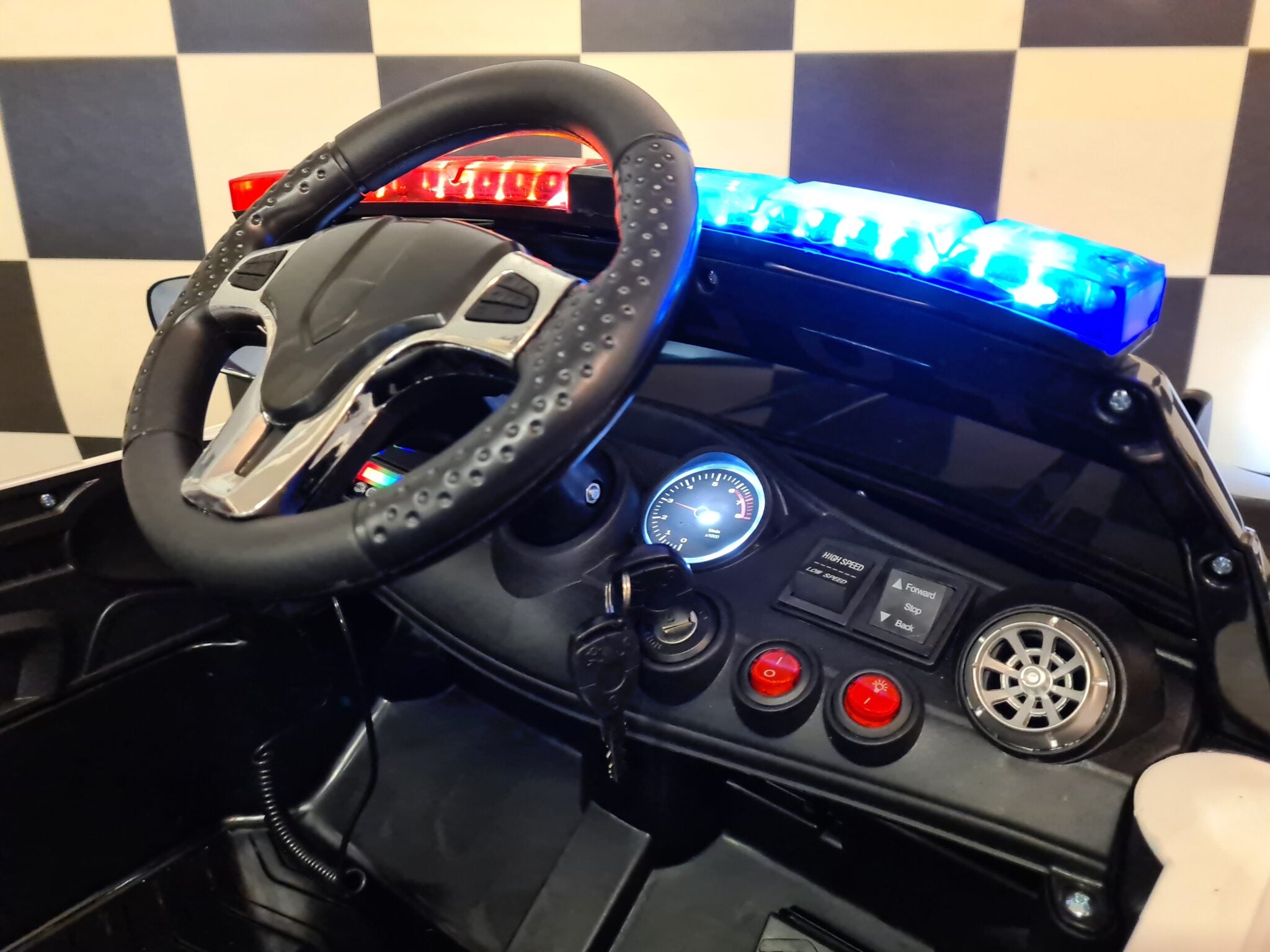 Voiture électrique enfant police 12 V – Urban Patrol – vue 10