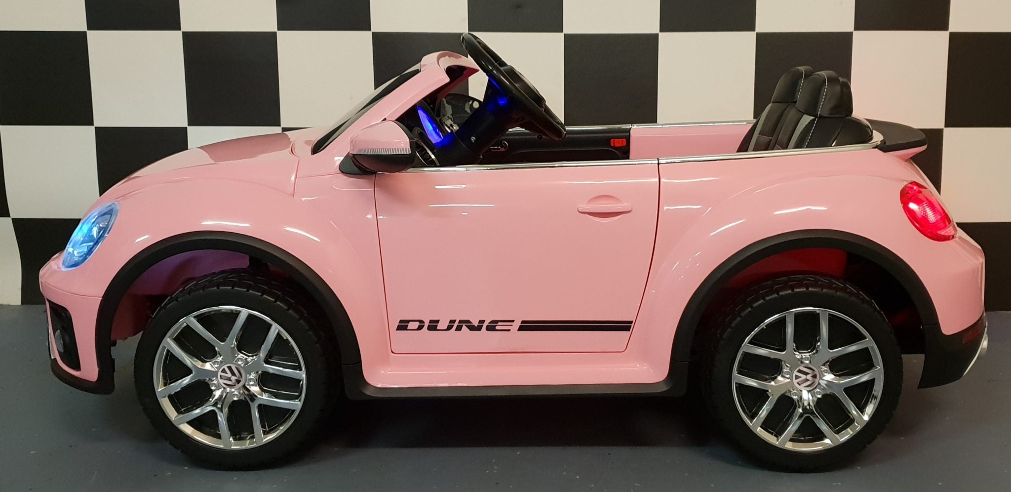 Voiture électrique enfant VW Beetle 12 V rose – Urban Rider – vue 4