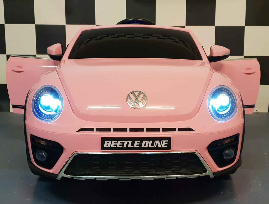 Voiture électrique enfant VW Beetle 12 V rose – Urban Rider – vue 3