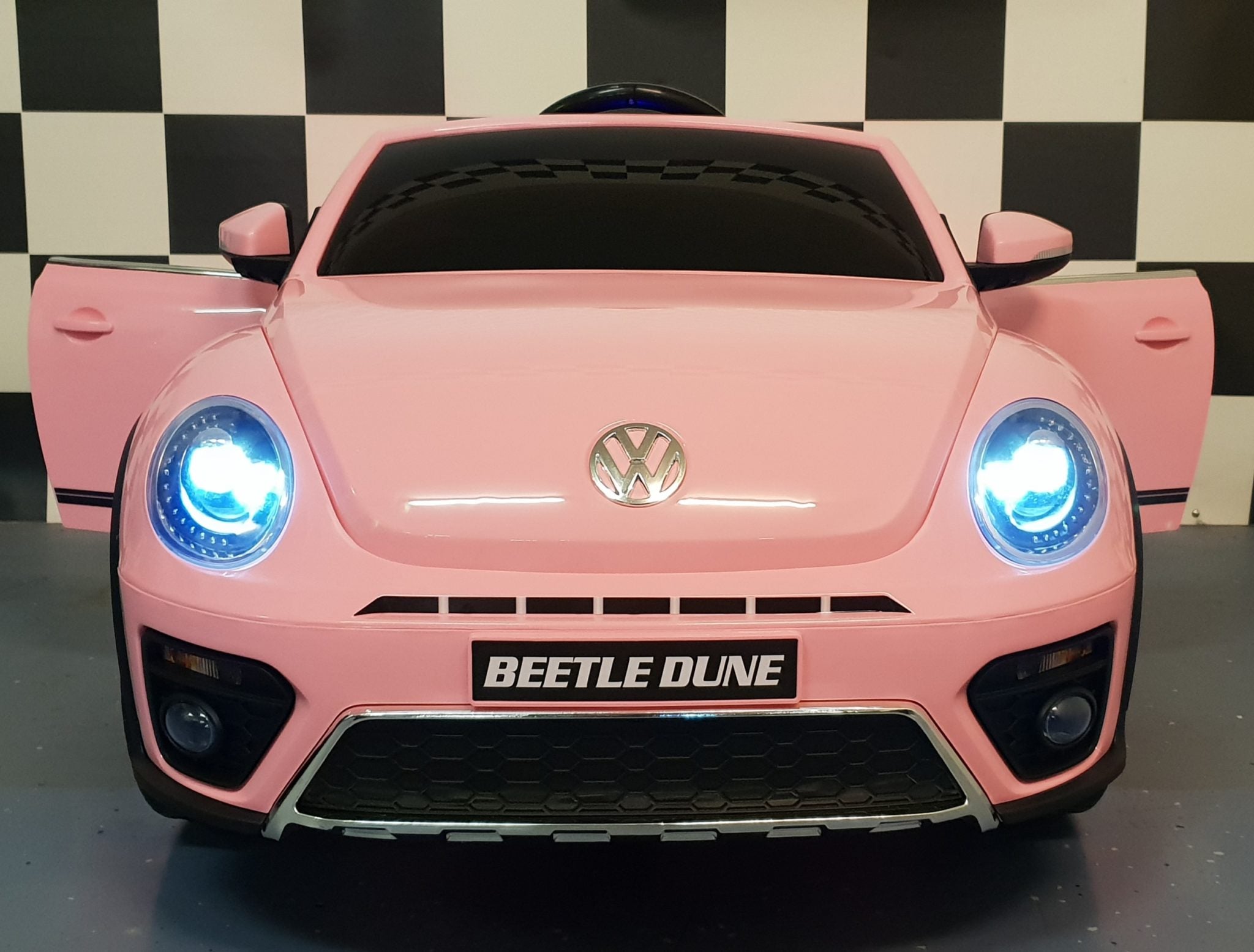 Voiture électrique enfant VW Beetle 12 V rose – Urban Rider – vue 3