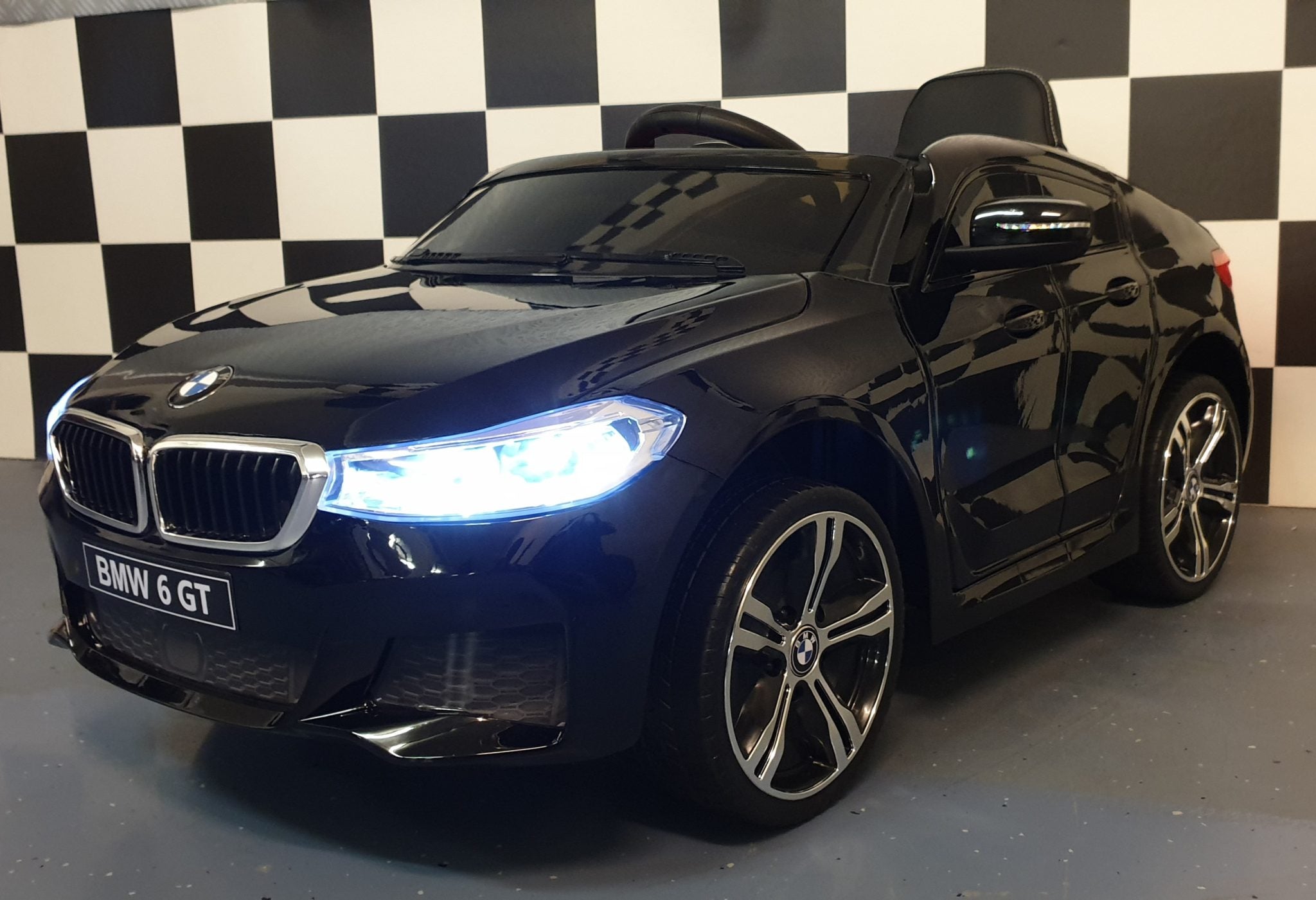 Voiture électrique enfant BMW GT 12V métallisé noir – Urban Rider – vue 2