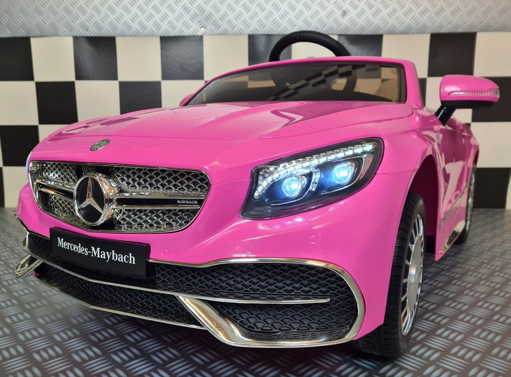 Voiture électrique enfant Mercedes Maybach S650 rose 12 V – Royal Drive