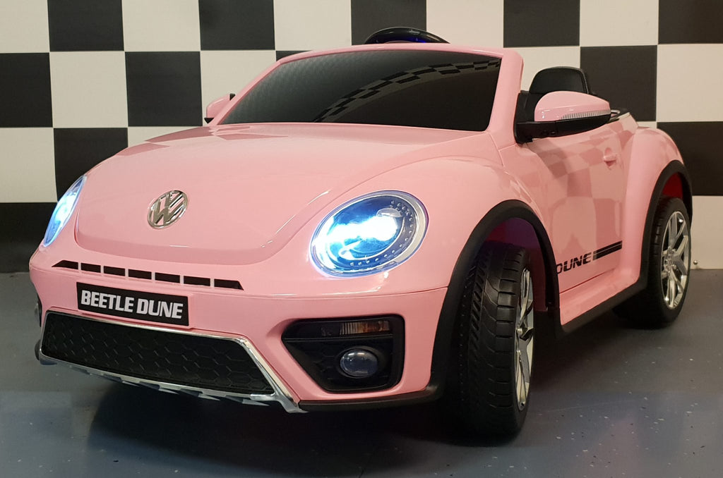 Voiture électrique enfant VW Beetle 12 V rose – Urban Rider