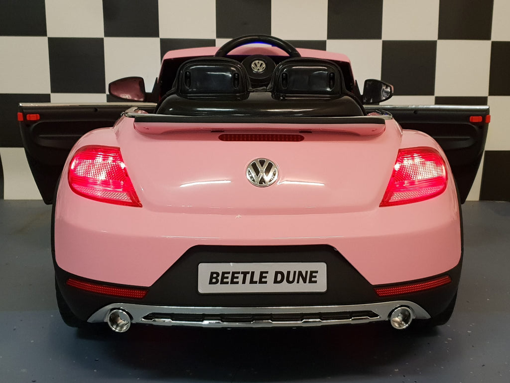Voiture électrique enfant VW Beetle 12 V rose – Urban Rider – vue 5