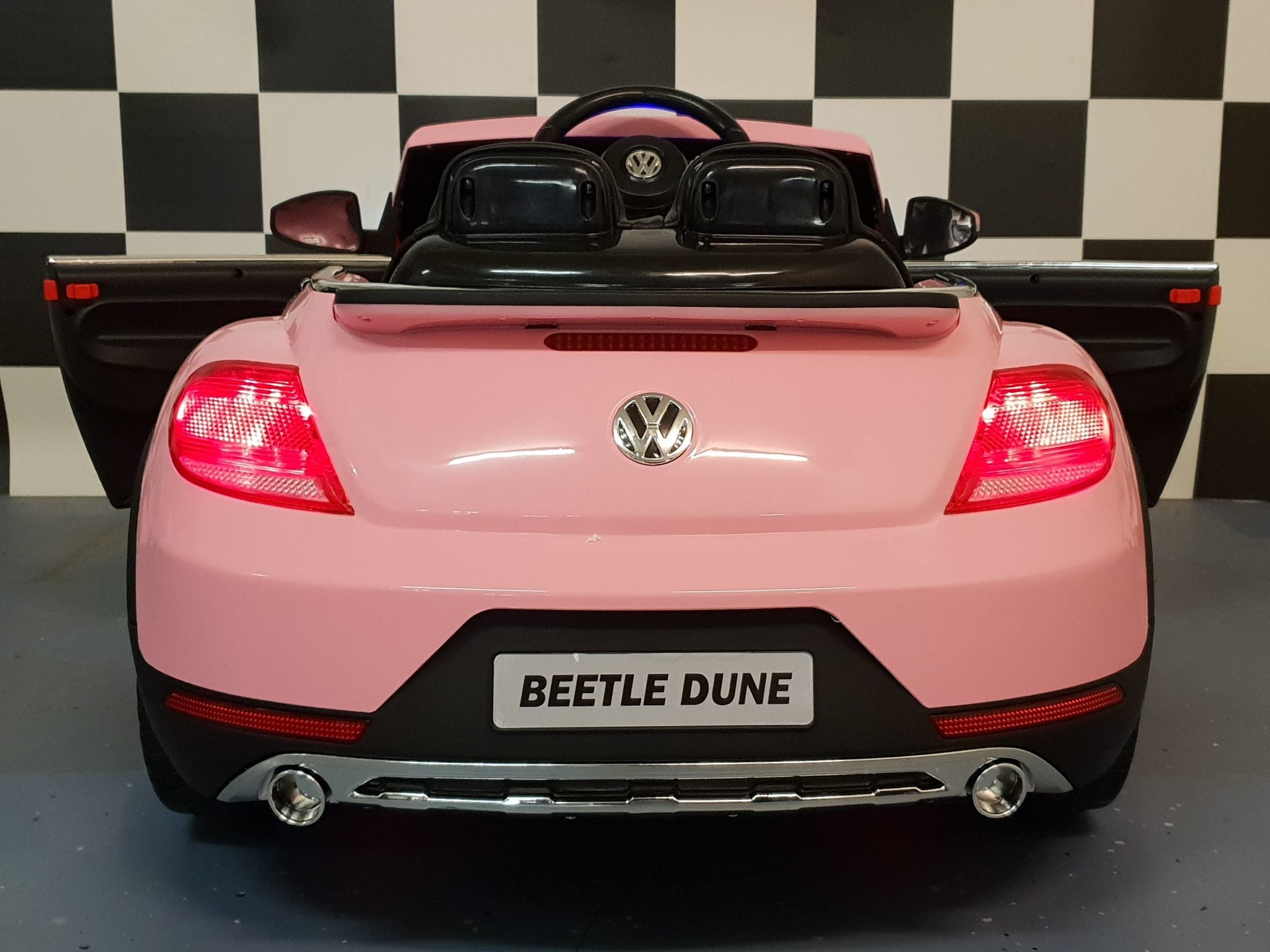 Voiture électrique enfant VW Beetle 12 V rose – Urban Rider – vue 5