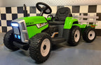 Tracteur électrique enfant 12 V avec remorque et RC vert – Little Farmer – vue 2