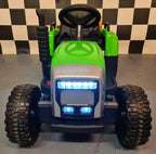 Tracteur électrique enfant 12 V avec remorque et RC vert – Little Farmer – vue 3