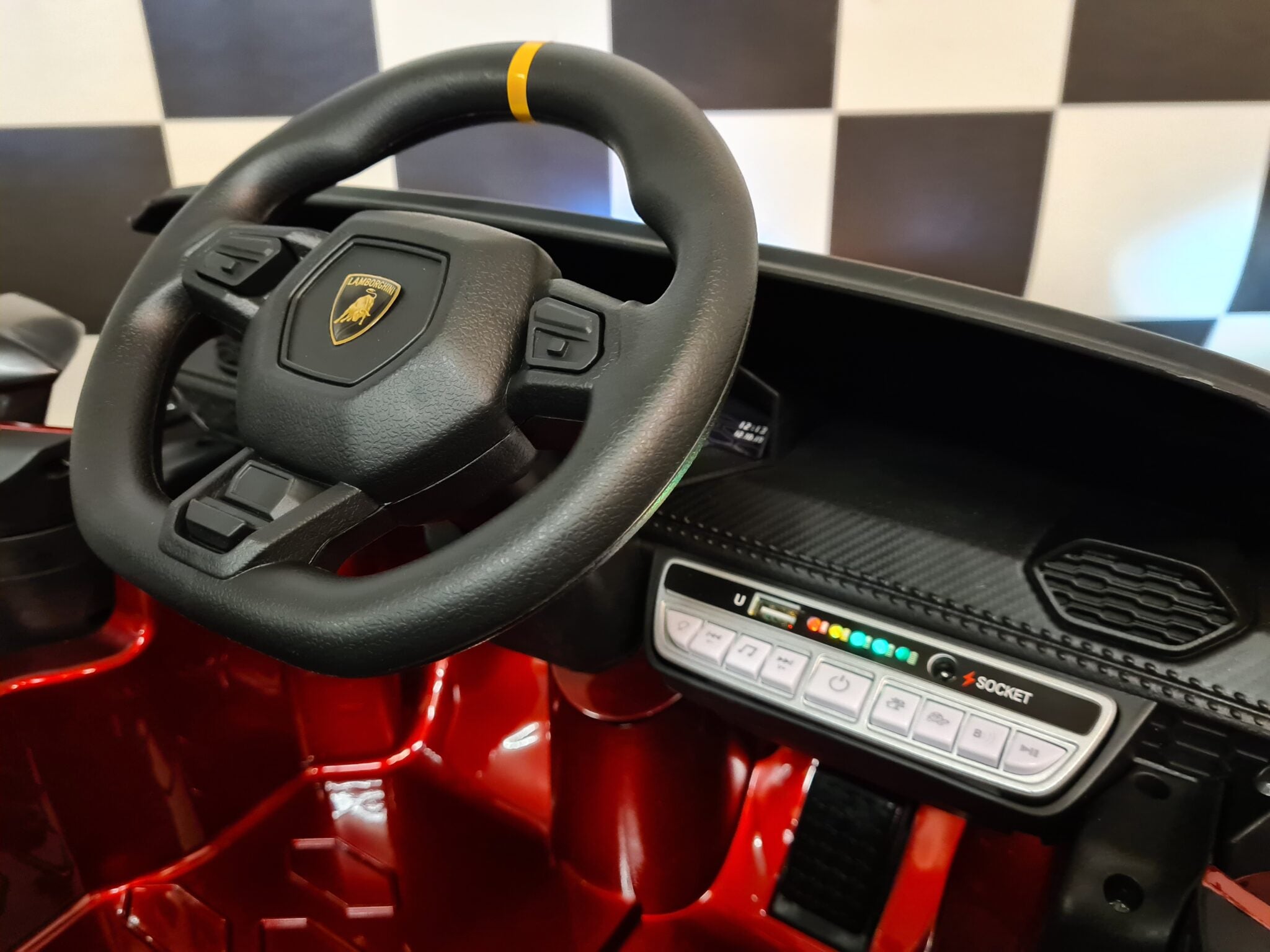 Voiture électrique enfant Lamborghini Huracan 12 V avec télécommande – Racing Star – vue 9