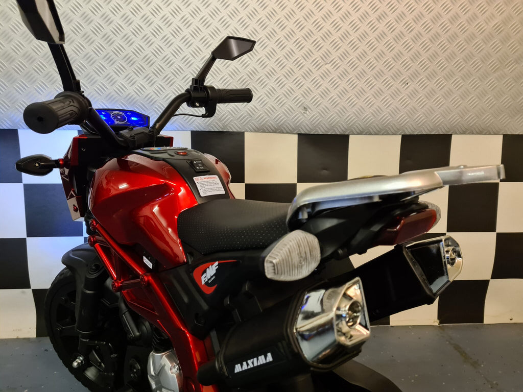 Moto électrique enfant motor Grom Superbike 12 V rouge métallisé – Street Rider – vue 5