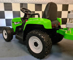 Tracteur électrique enfant 12 V avec remorque et RC vert – Little Farmer – vue 6