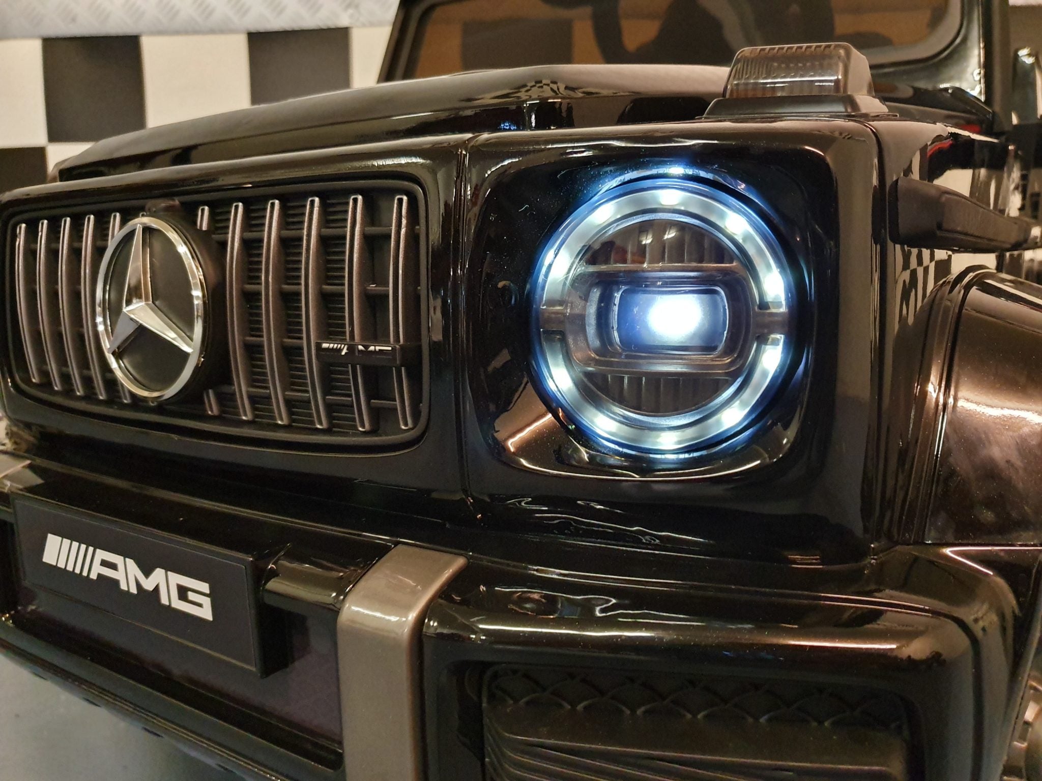 Voiture électrique enfant Mercedes G63 12V noir 1 place – Adventure Rider – vue 7