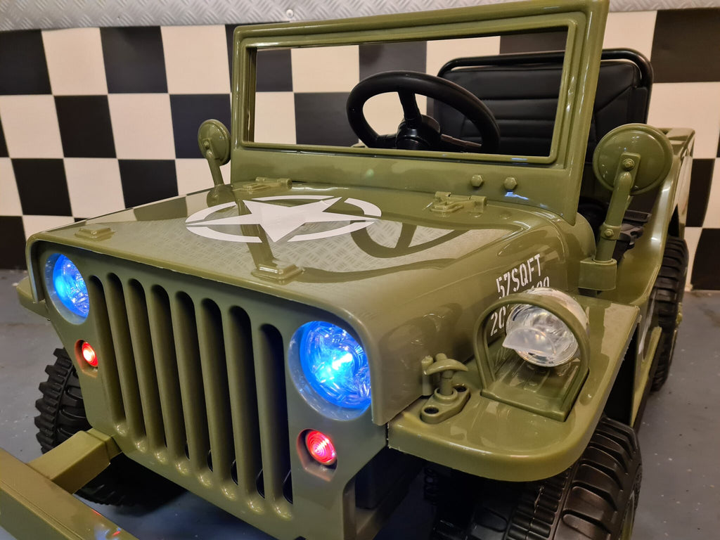 Voiture électrique enfant jeep Willy 12 V avec télécommande 1 place – Adventure Rider – vue 7