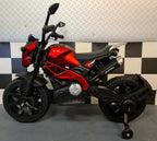 Moto électrique enfant motor Grom Superbike 12 V rouge métallisé – Street Rider – vue 2